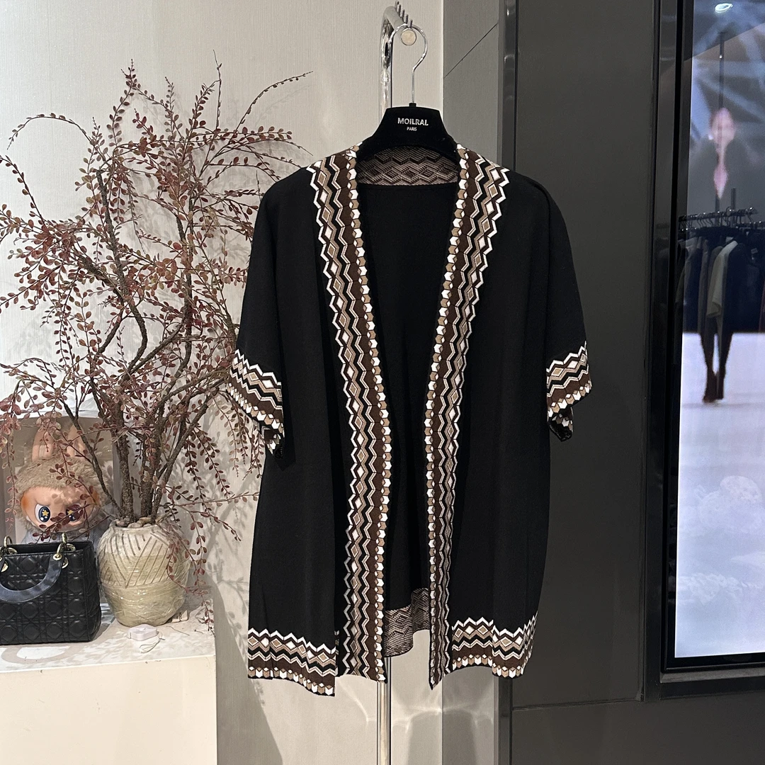 LT波西米亚复古民族风开衫薄款镂空防晒外搭女外套067