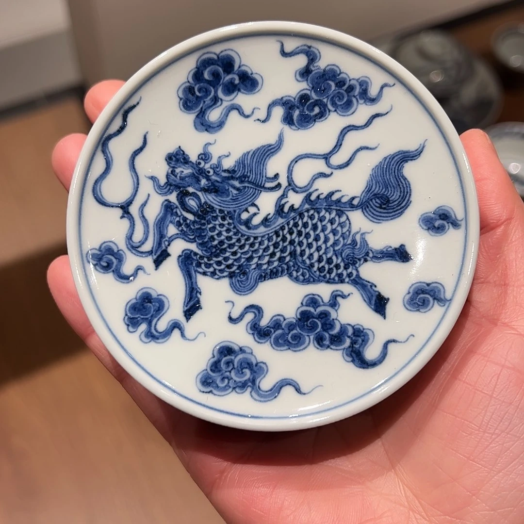 景土造物仿明麒麟盖置