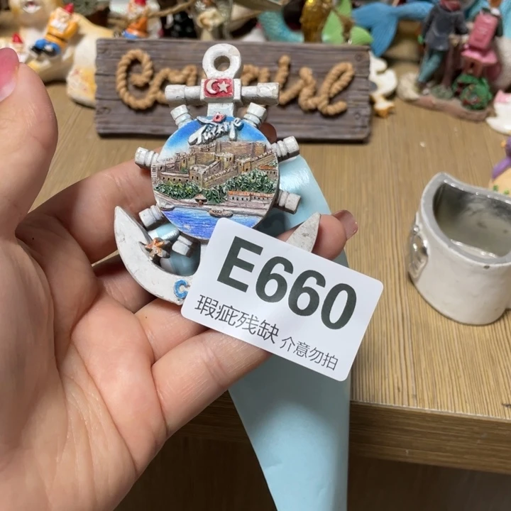 艾***y摆件孤品老货微瑕瓷