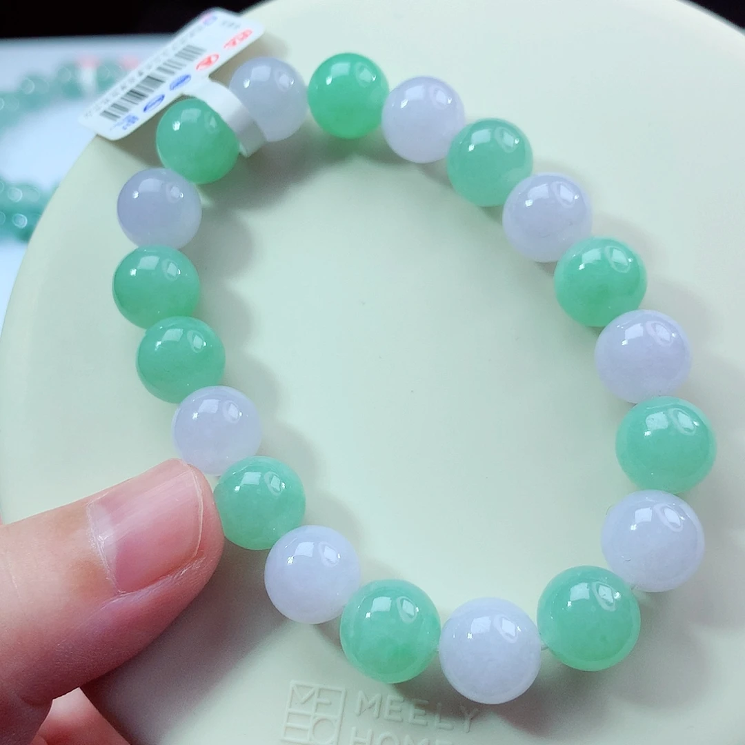 翡翠未镶嵌手链卡10