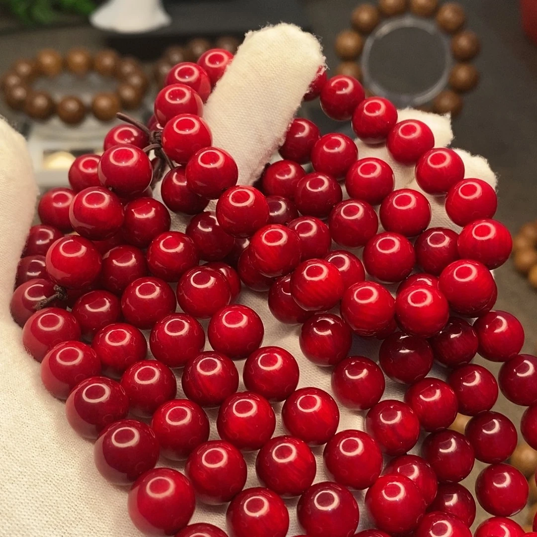 贝壳杉（血龙木）手串/手链定**邦高货1.0/108