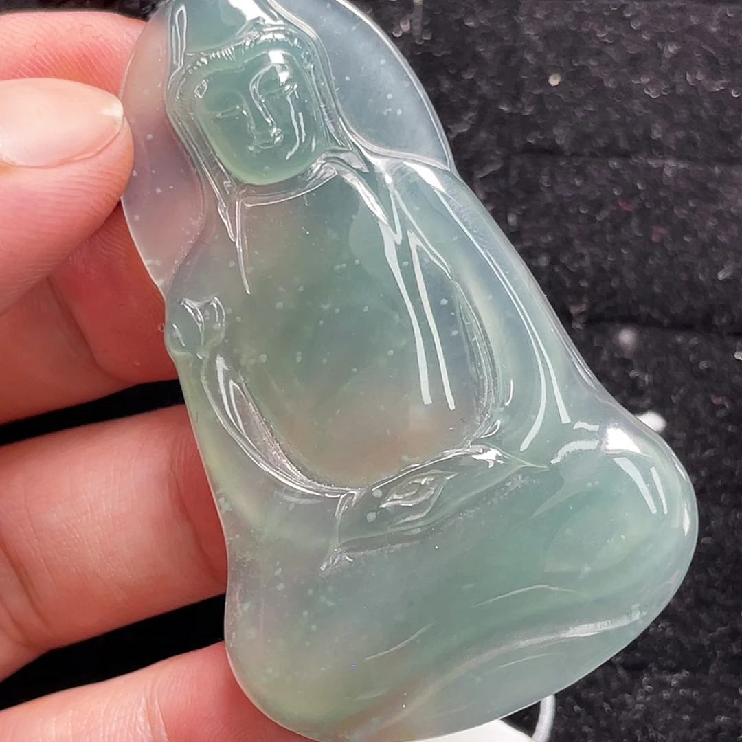 翡翠未镶嵌颈饰6，