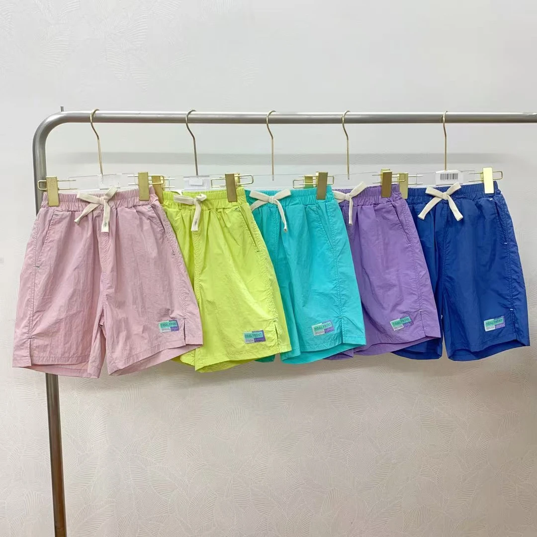 【多色短裤】儿童25年春夏新品舒适百搭运动布贴三分短裤