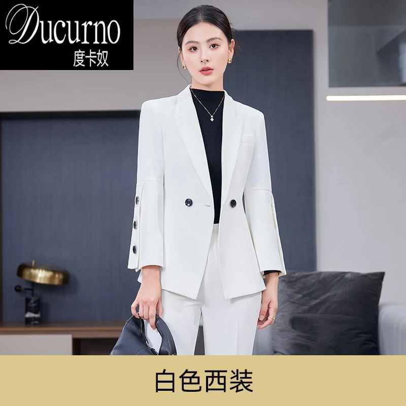 高端职业西装套装女装秋季新款气质女神范正装裤子工作服西服外套