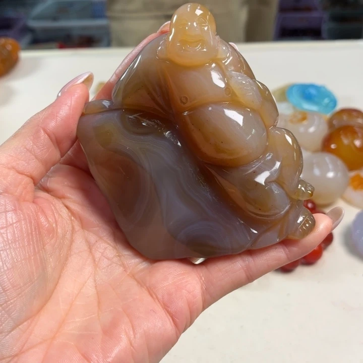 玛瑙/玉髓未镶嵌吊坠(不含链)