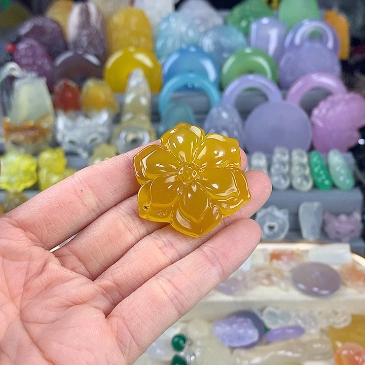 玛瑙/玉髓未镶嵌颈饰