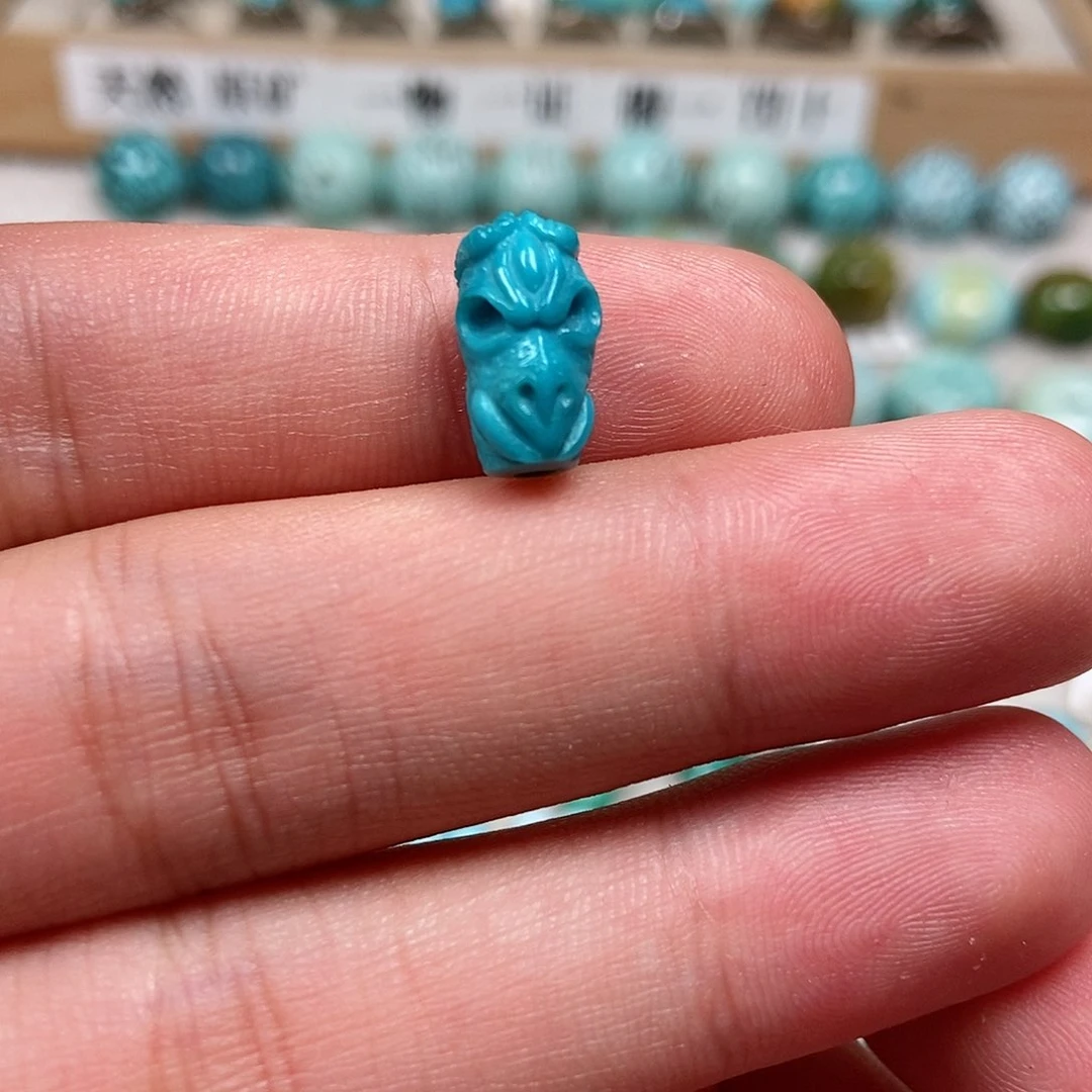 未镶嵌绿松石珠宝半成品