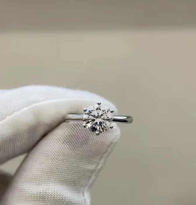 镶嵌k金女戒IGI592364216