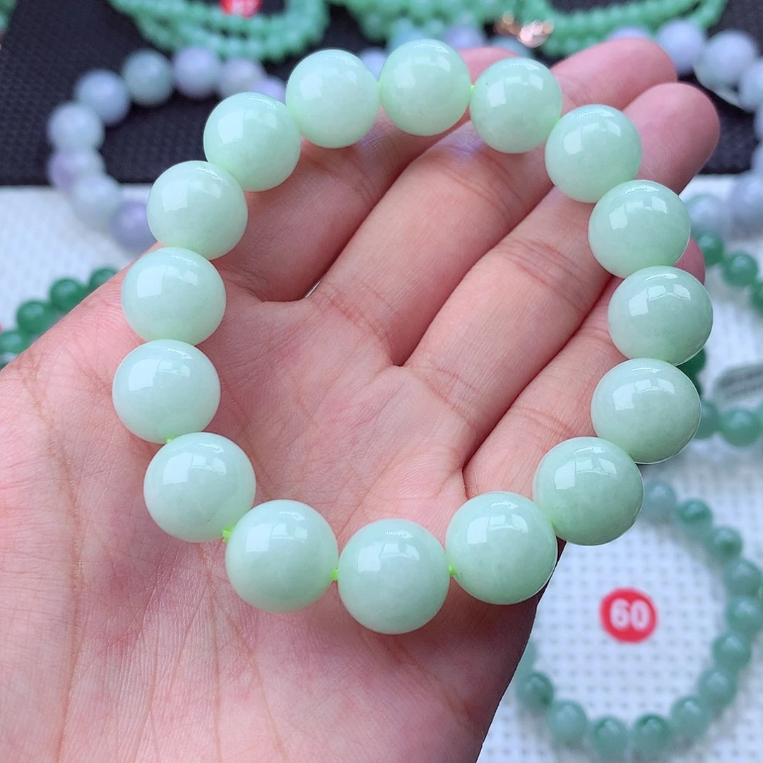 翡翠未镶嵌毛衣链