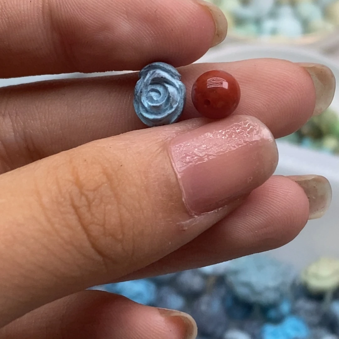 未镶嵌南红玛瑙珠宝半成品