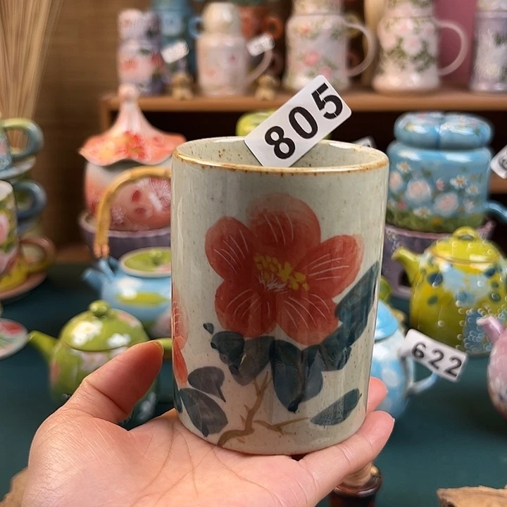杯景德镇陶瓷手绘作品805