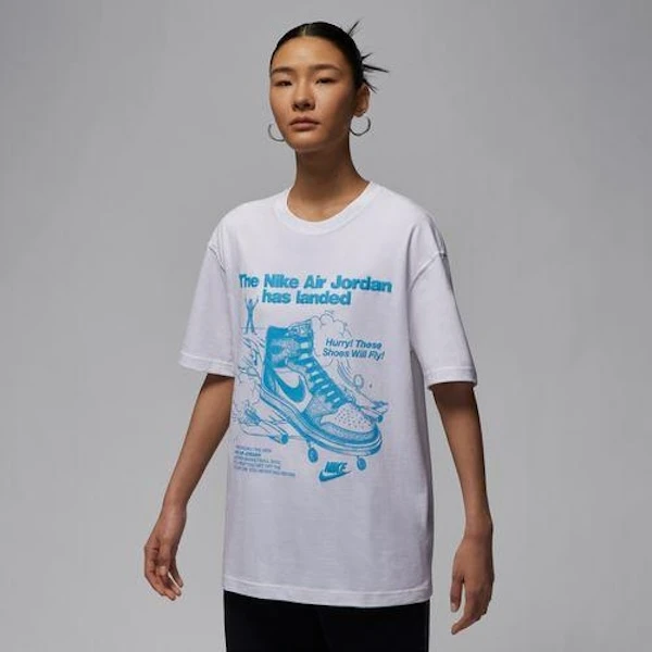 Nike/耐克官方正品 Air Jordan男女同款运动休闲短T恤HJ0137-100