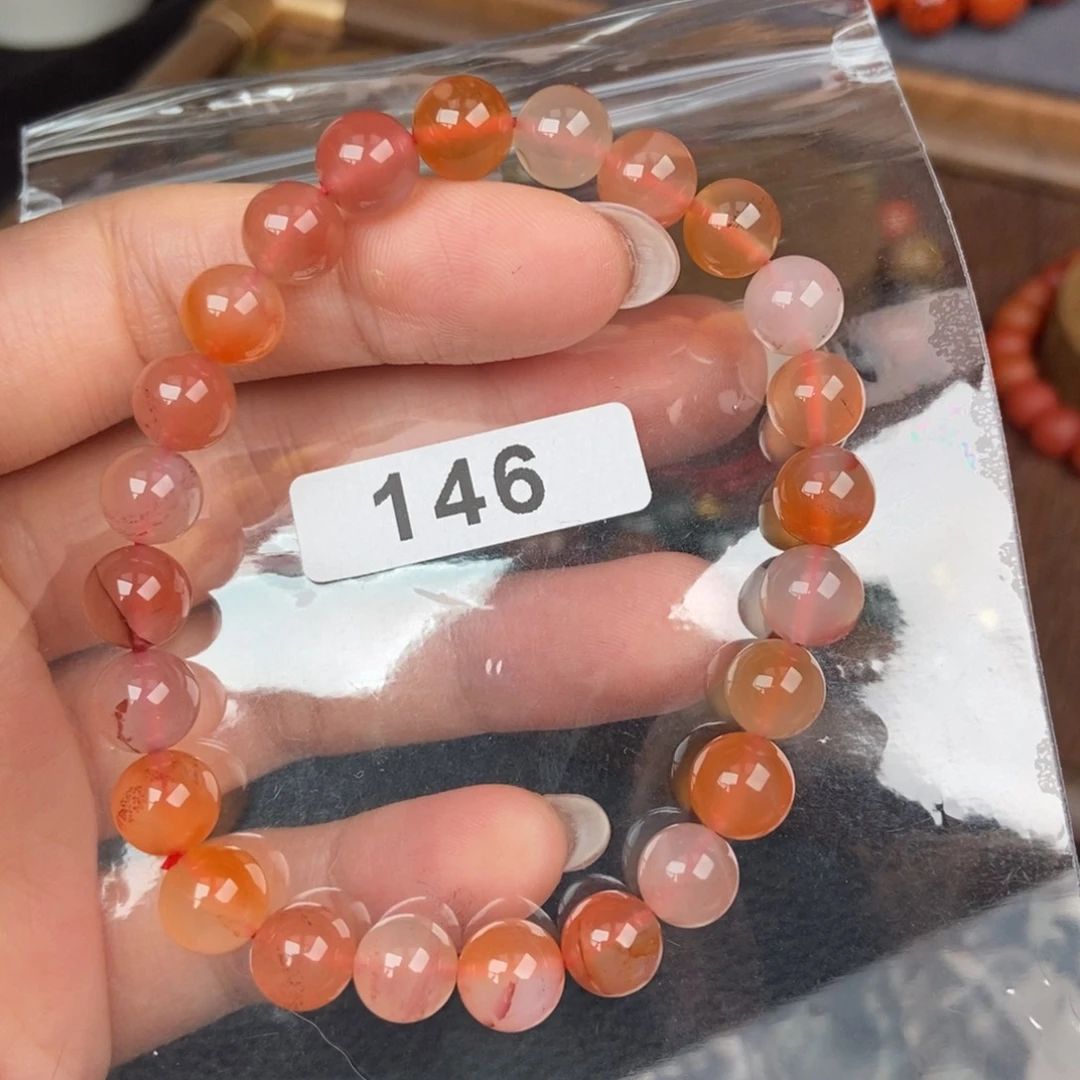 南红玛瑙未镶嵌手链