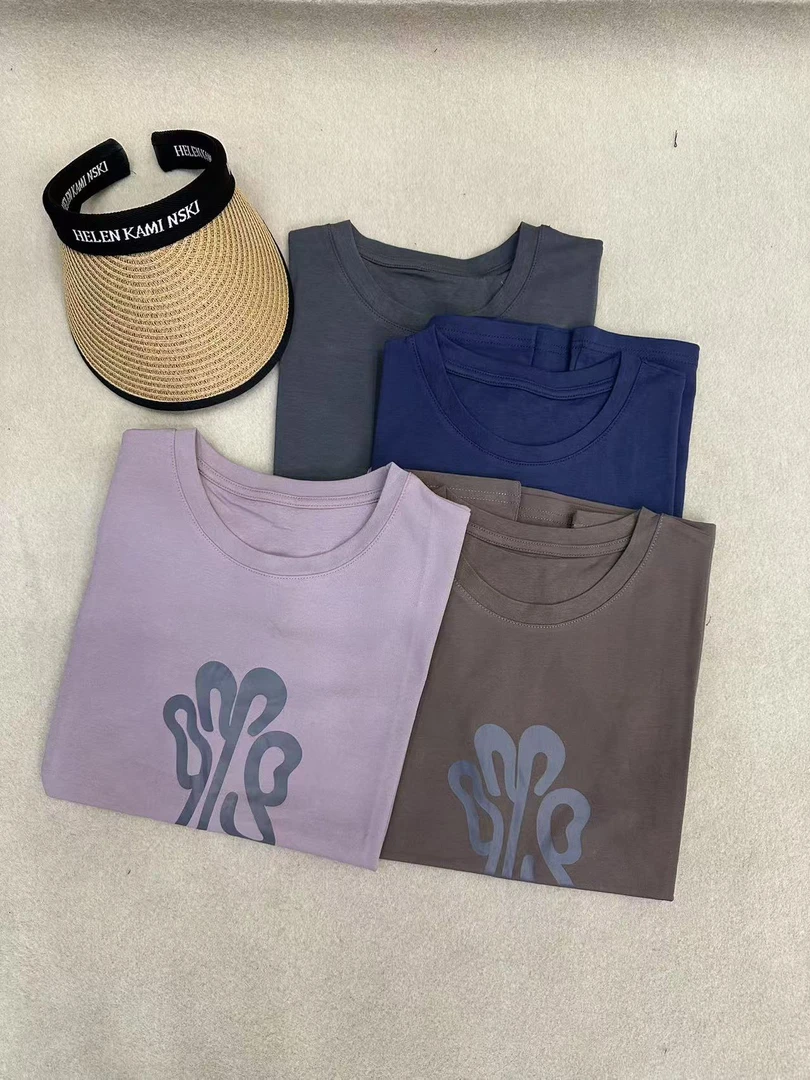 康家衣橱夏季新款宽松百搭莱赛尔休闲短袖