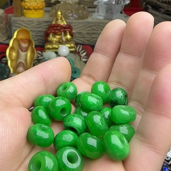 白玉菩提吊坠金*精品