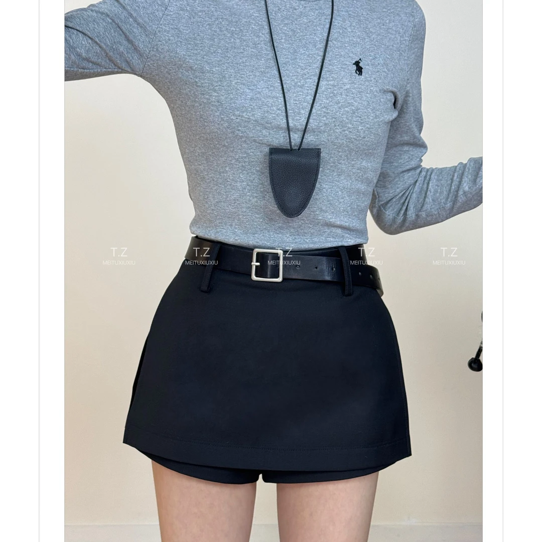 【婷子定制】~150小个子春款百搭腿模居所超短裙裤B1120【胯大拍大】