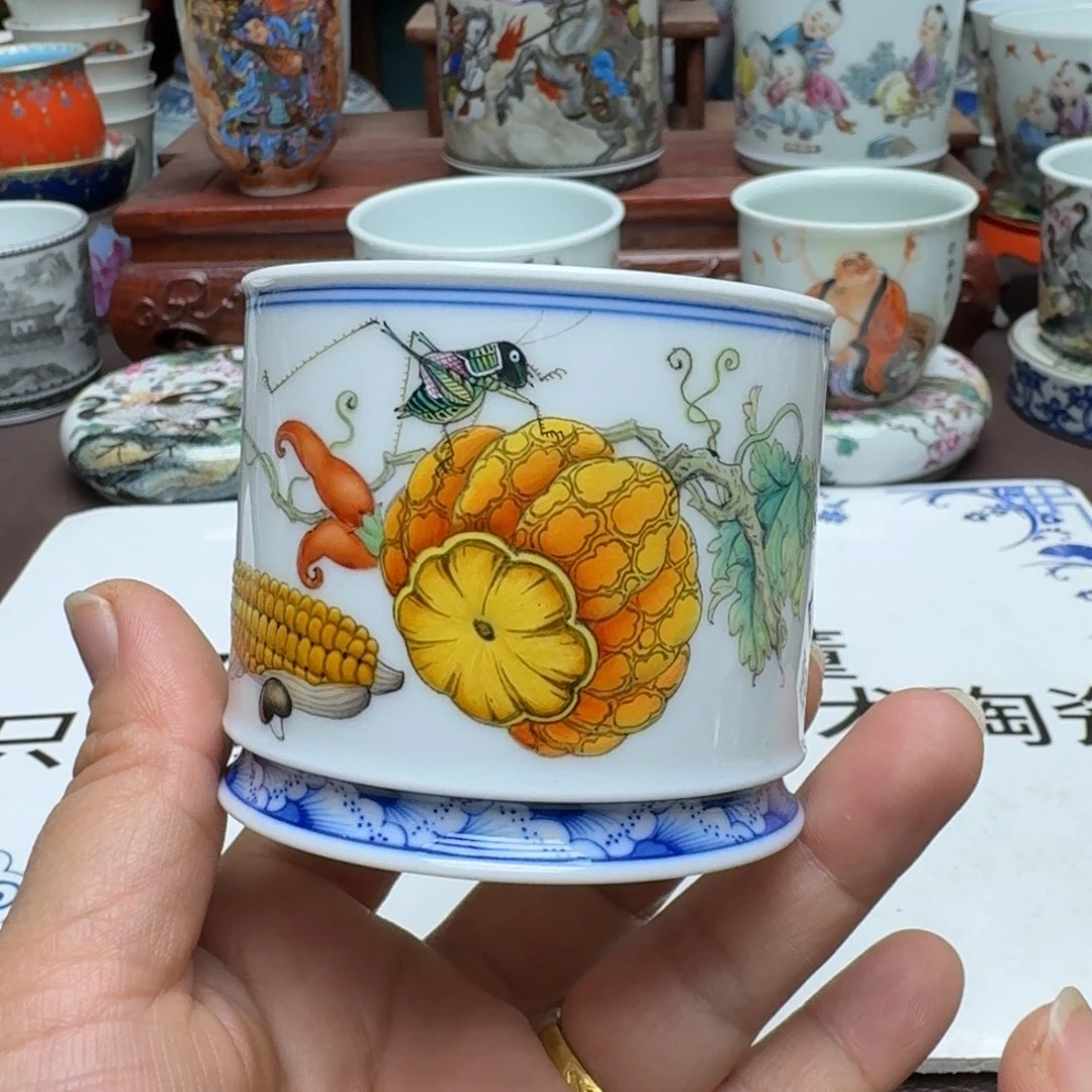 景德镇手工手绘展示