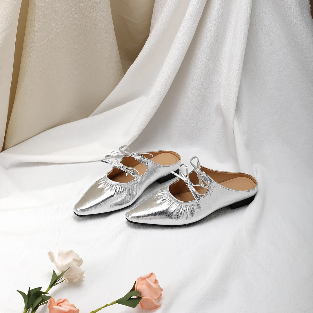 【杨杨粉丝专属】新款百搭夏季尖头女拖鞋后空外穿休闲拖鞋2141-01