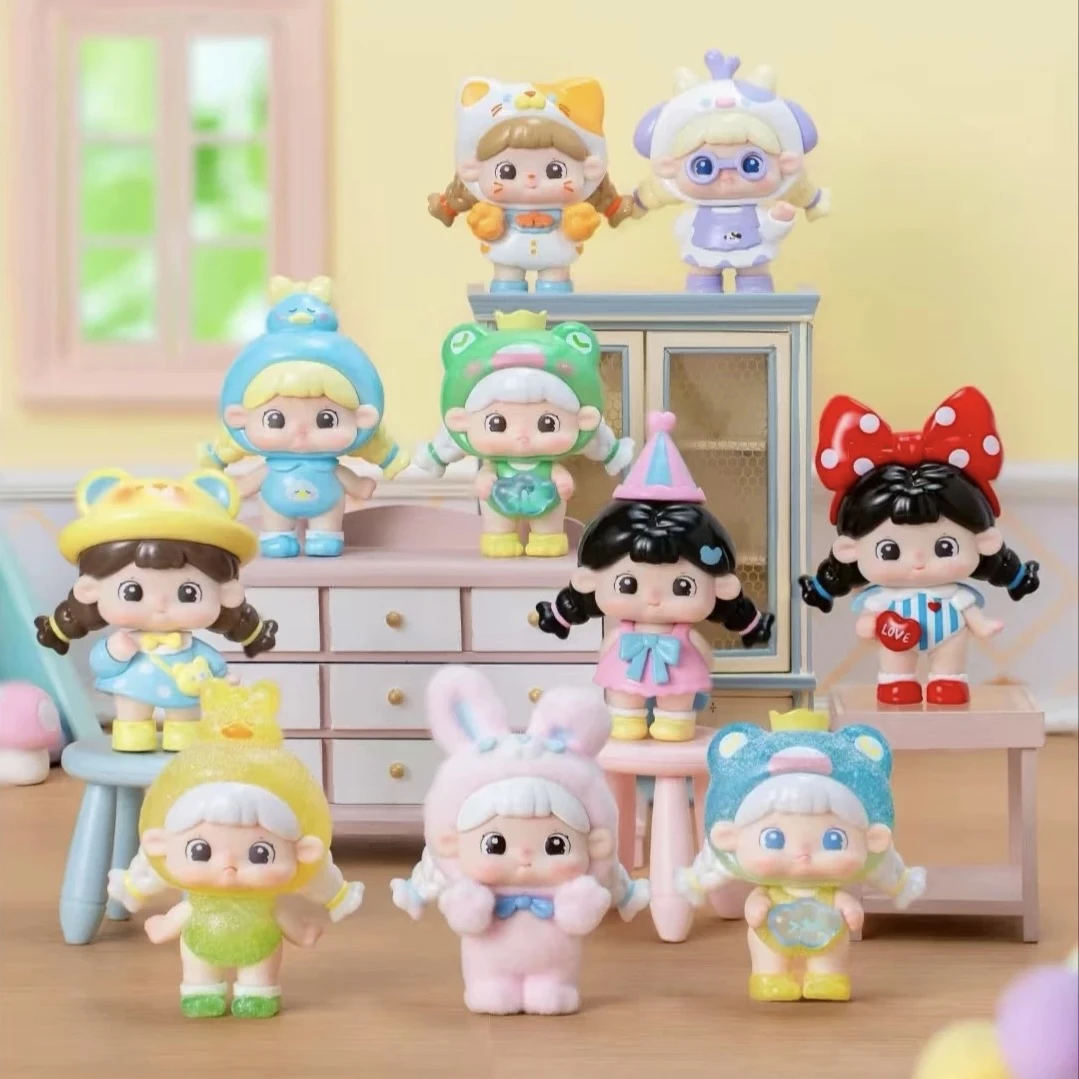 【拆盒】正版糖糖10颗糖系列mini盲盒新品萌粒潮玩摆件可爱礼物