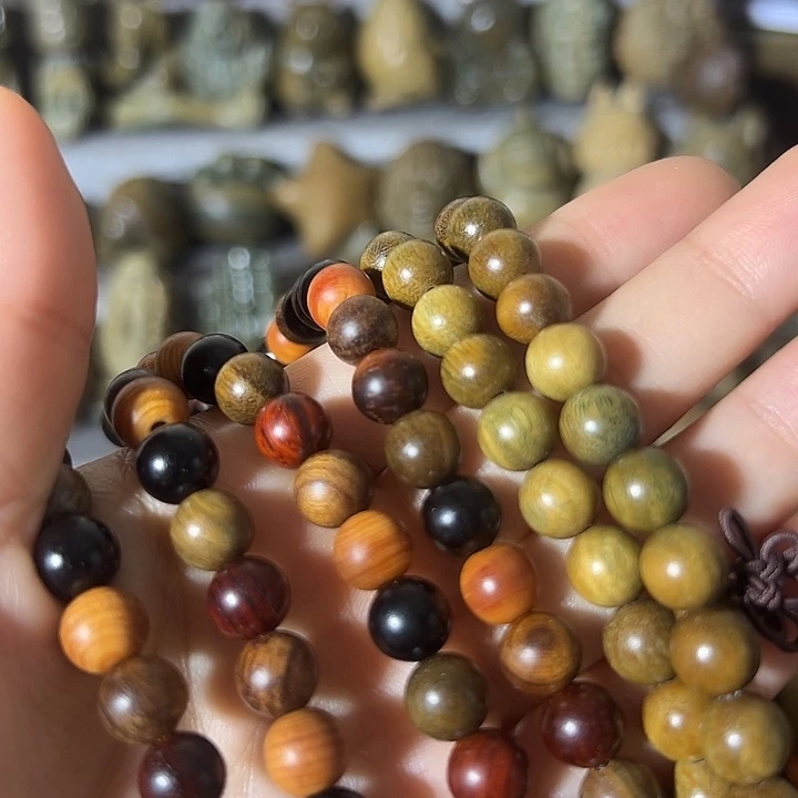 木无*多宝108 绿檀108