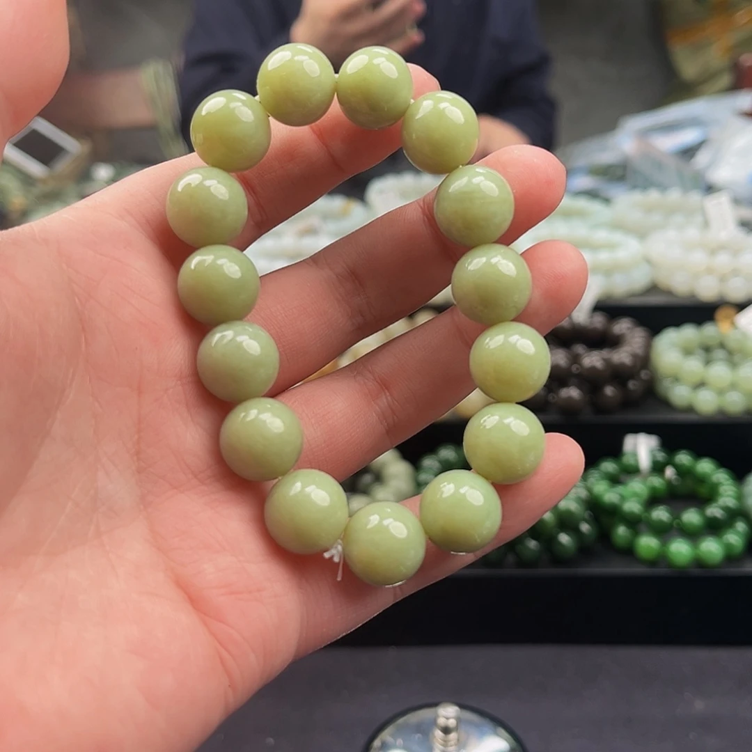 和田玉手串未镶嵌