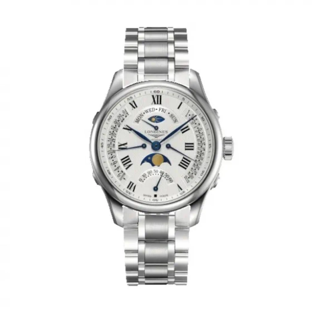 95新 Longines/浪琴 /亚虎/浪琴/四逆跳机械男表/全套