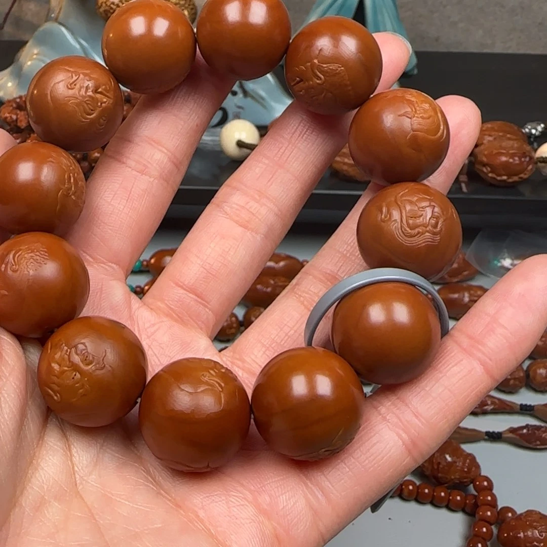 橄榄核手串/手链1.95尺寸十八罗汉手串