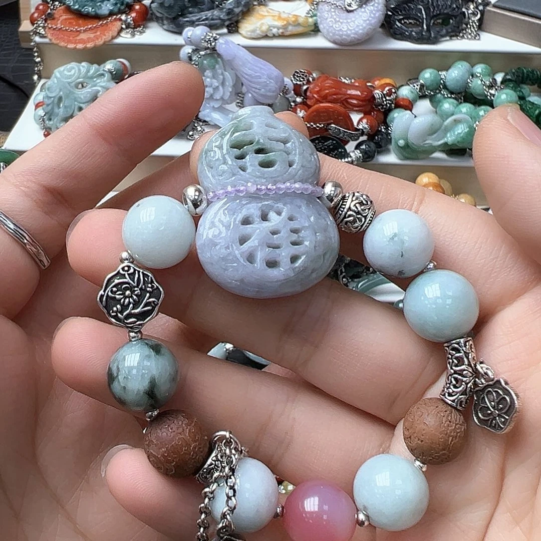 翡翠戒指未镶嵌迪**9改2代