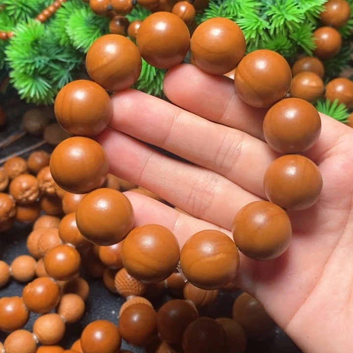 橄榄核手串M**李1.85无补光珠