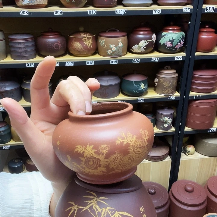 紫砂茶叶罐M****子紫砂茶叶罐