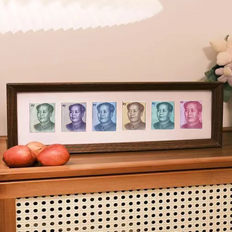 人民币相框摆台画框摆件增运多金钱币展示春节红包过年送礼收藏