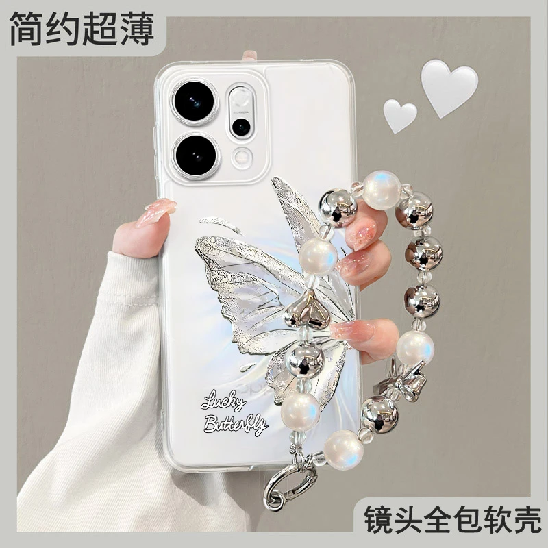 适用opporeno14手机壳新款reno14pro外壳oppo镜头全包13超薄透明