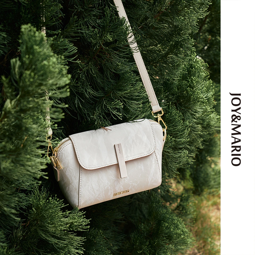 快樂媽麗2025新款女士时尚洋气休闲百搭简约单肩斜挎肩包-0105