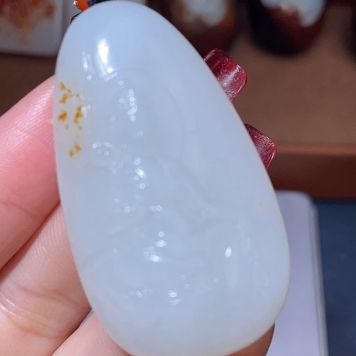 和田玉未镶嵌颈饰X7