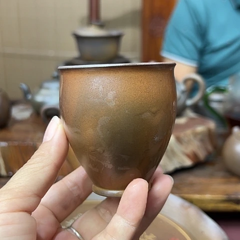 海***生戬谷龙窑柴烧茶杯25