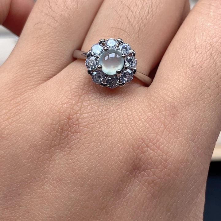 翡翠未镶嵌戒指戒指