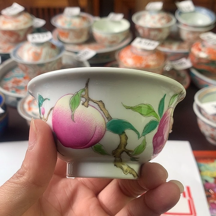 悟***天景德镇陶瓷手绘微瑕063