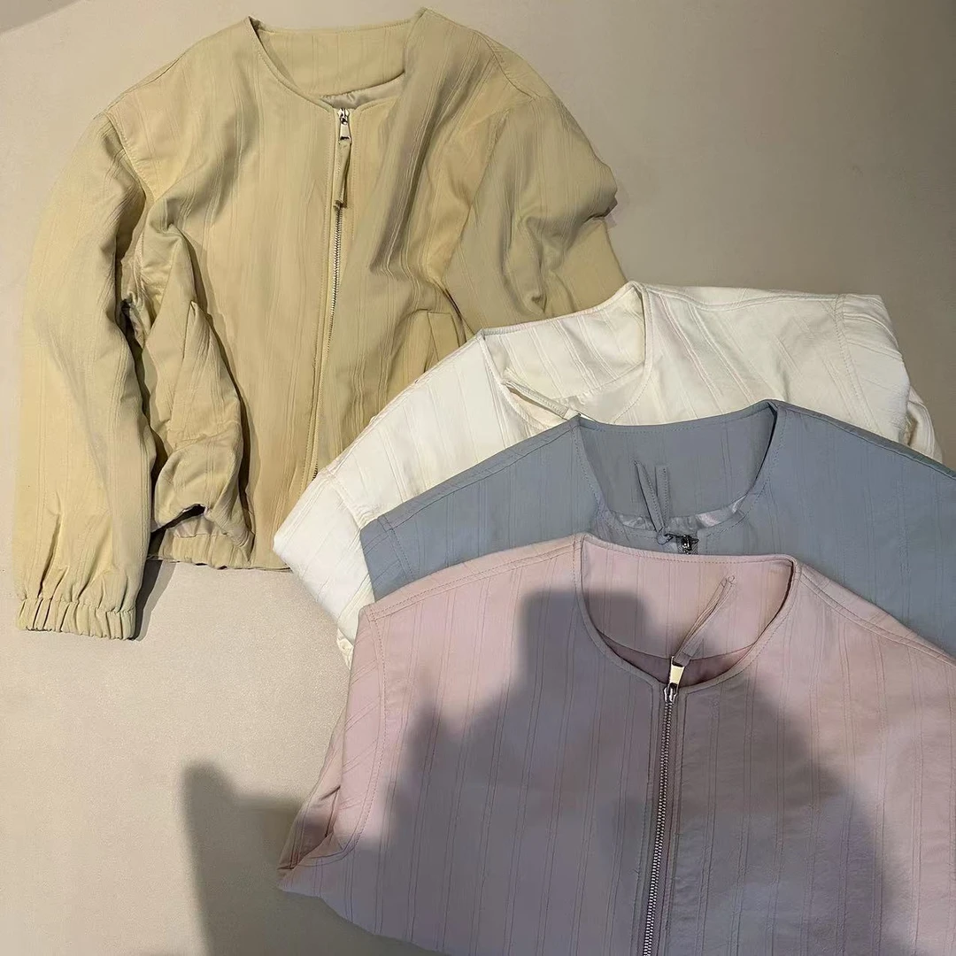 《姚家优麦汇》Y5287春款设计感百搭时尚外套休闲女款