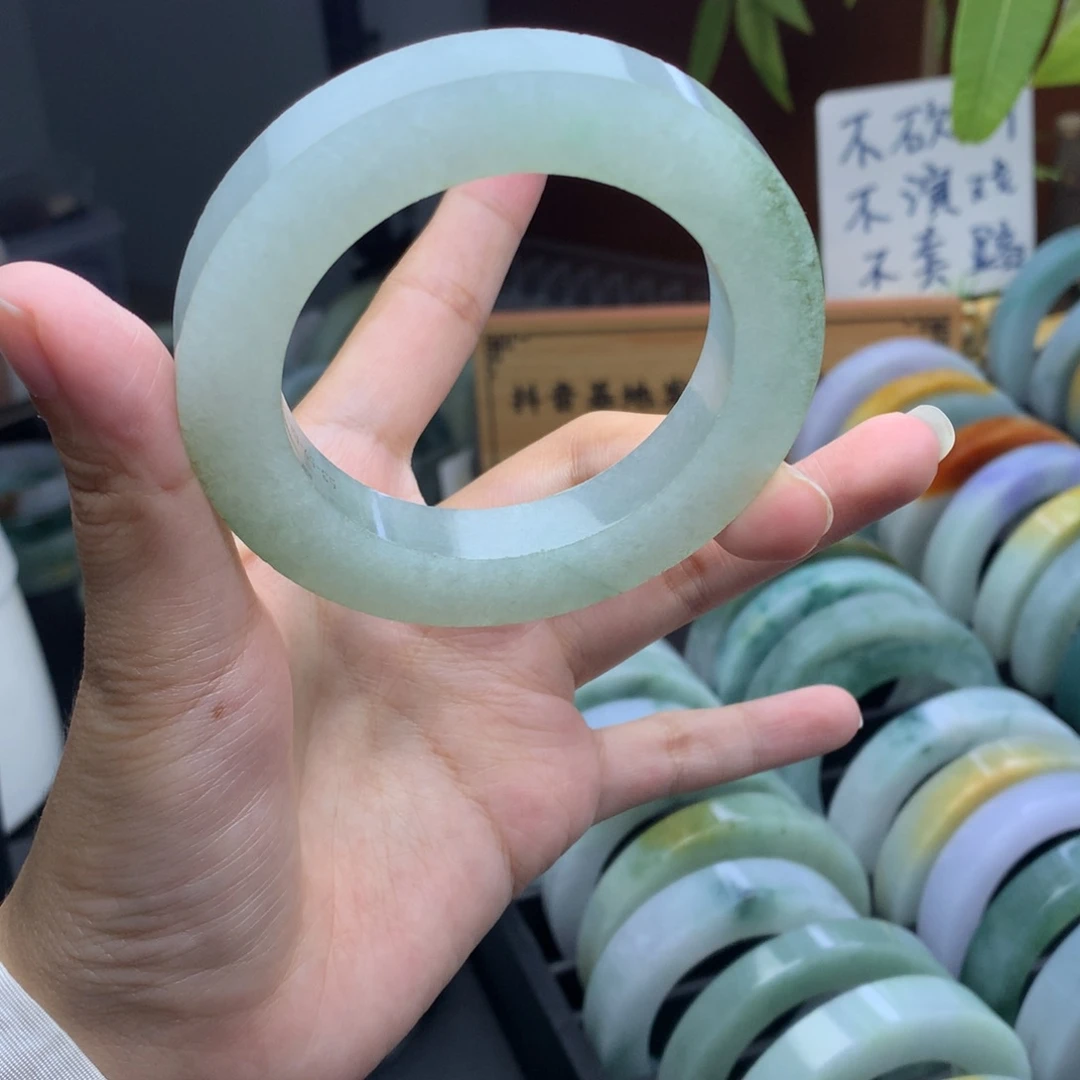 未镶嵌定制手镯定制翡翠定制53-59