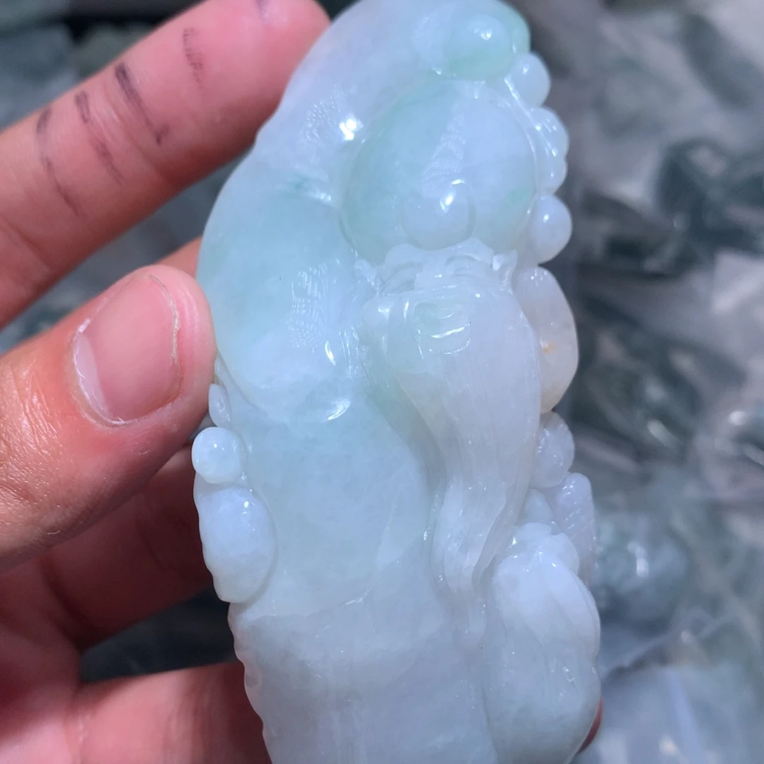 翡翠未镶嵌颈饰保真天然a货翡翠