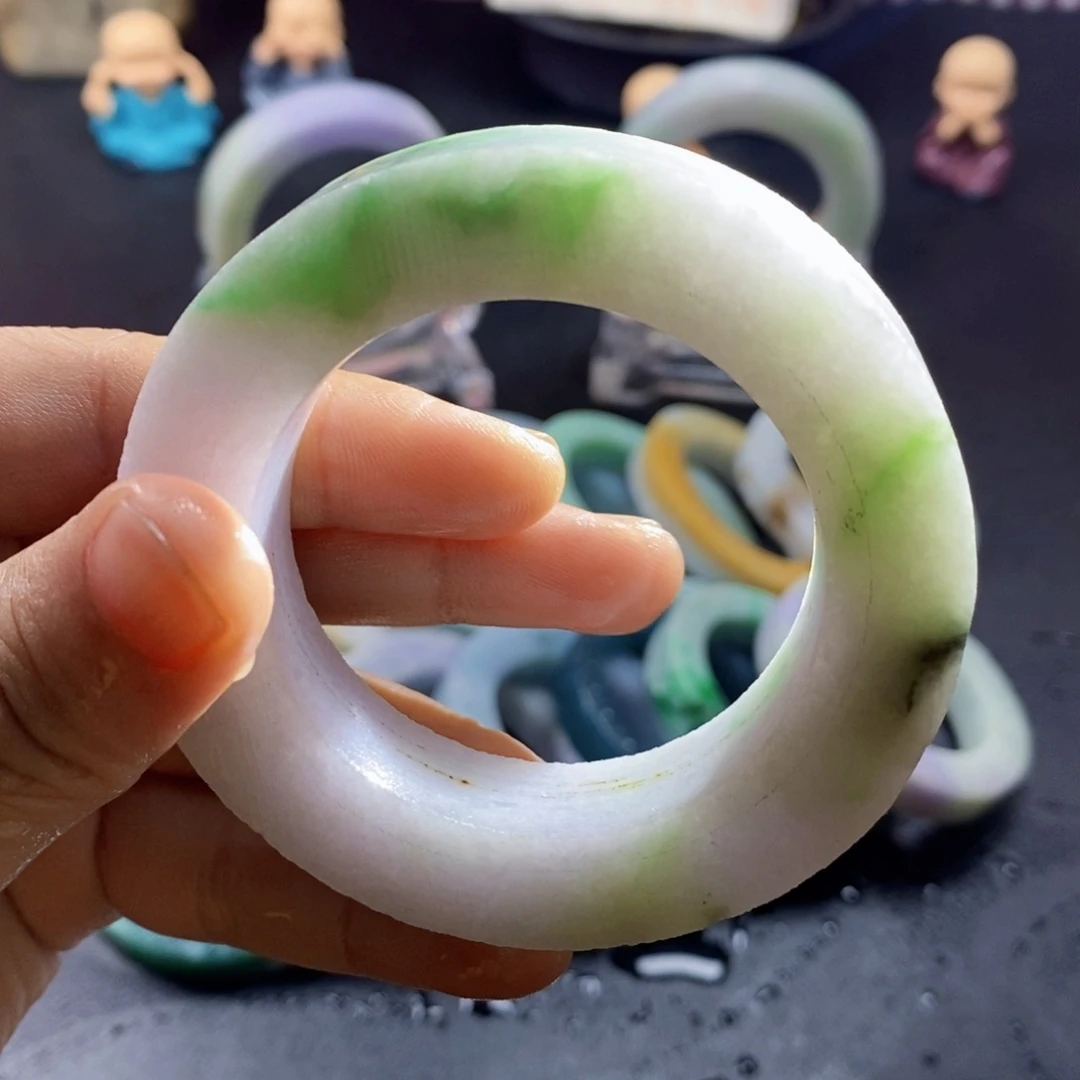 定制翡翠翡翠手镯未镶嵌