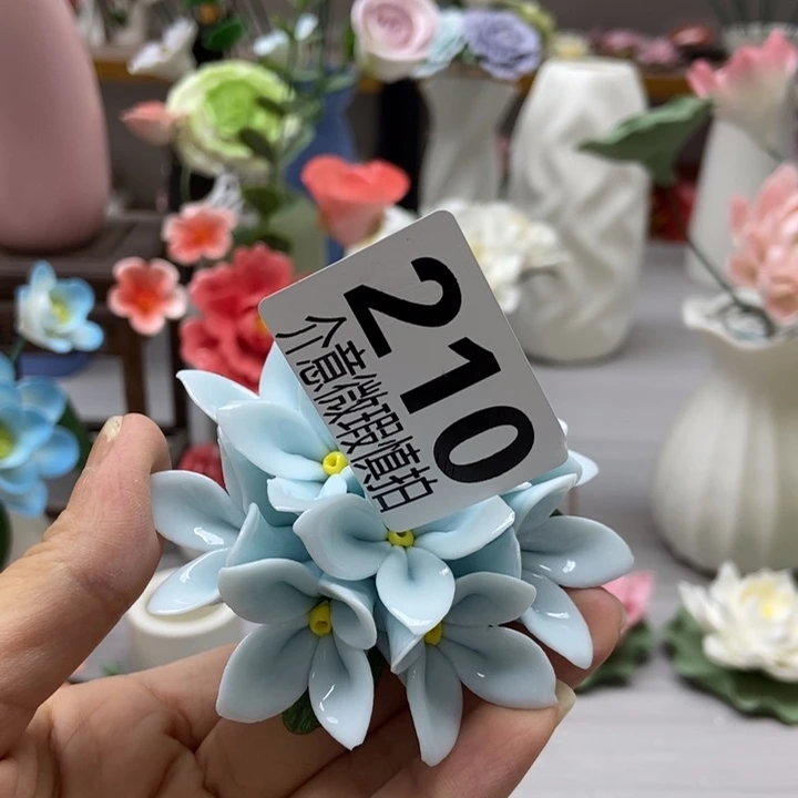 陶瓷手工制作陶瓷花