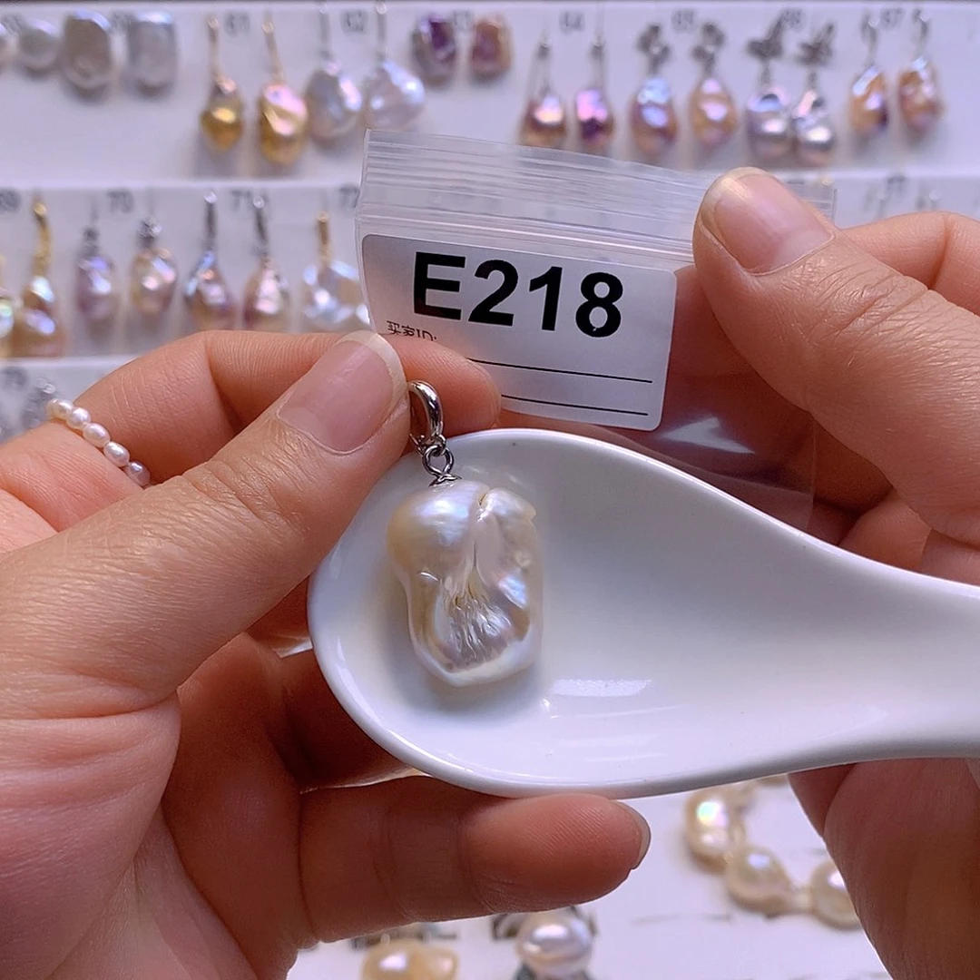 淡水珍珠颈饰银S925镶嵌