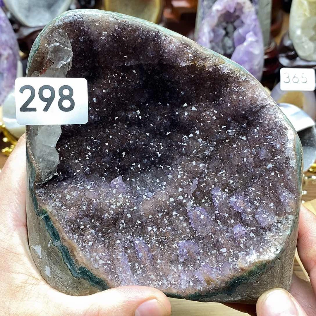 紫晶摆件未镶嵌紫晶镇摆件