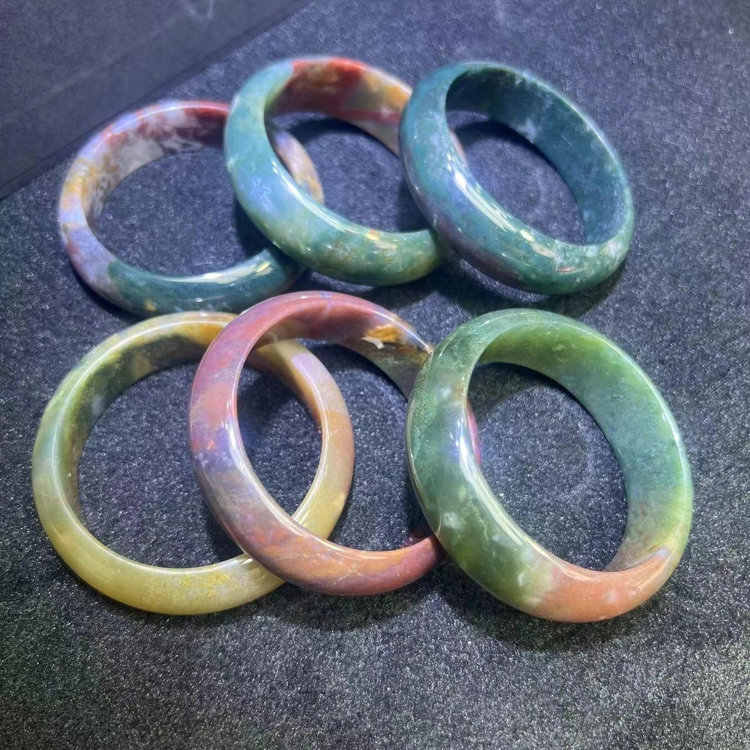 S7281【福嘟嘟珠宝】血灵草玛瑙水草手镯-多样性发货只发一件