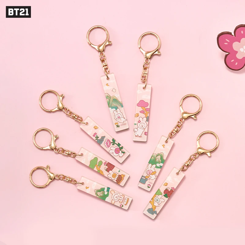 【新品】BT21兔子系列 亚克力钥匙扣 LINE FRIENDS 连我朋友