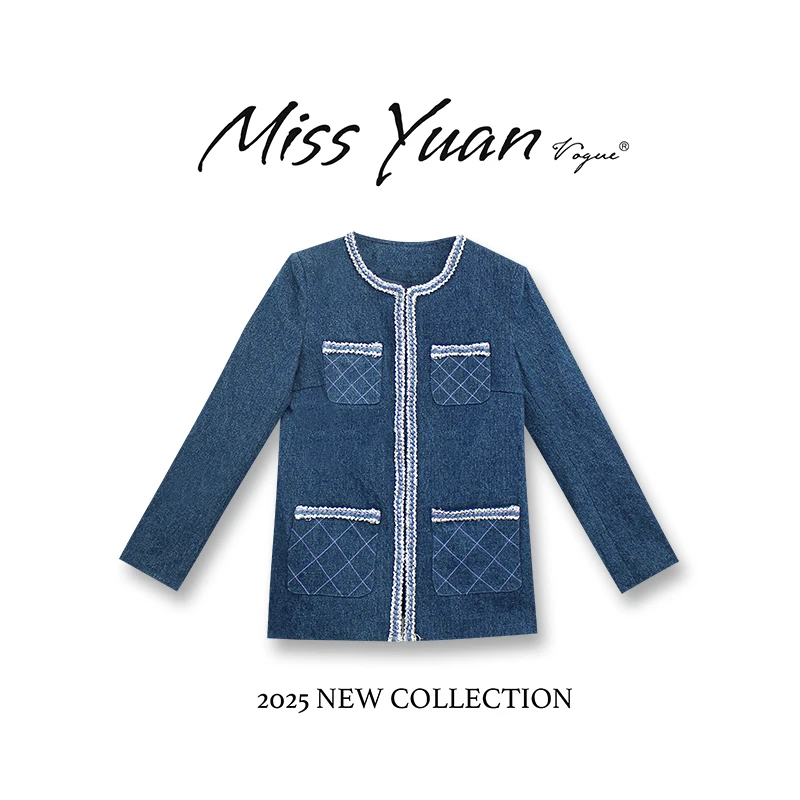 M.Y媛总 2025春季新款小香风欧若风洋气外套女设计感衬衫1LY1317