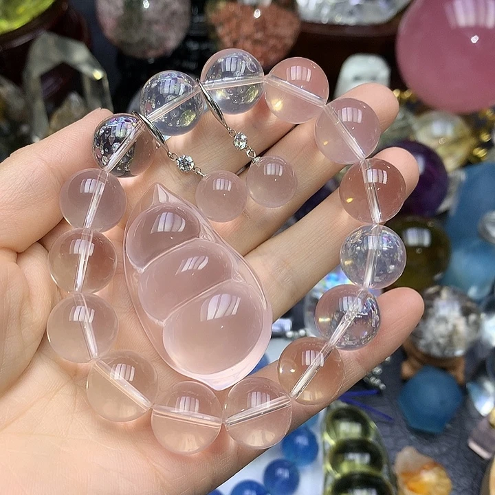 水晶未镶嵌珠宝半成品