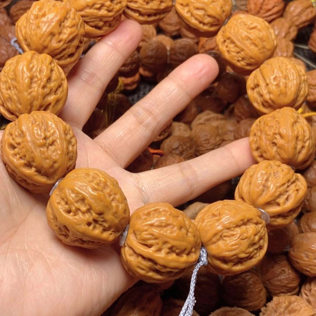 桃核手串方墩手串