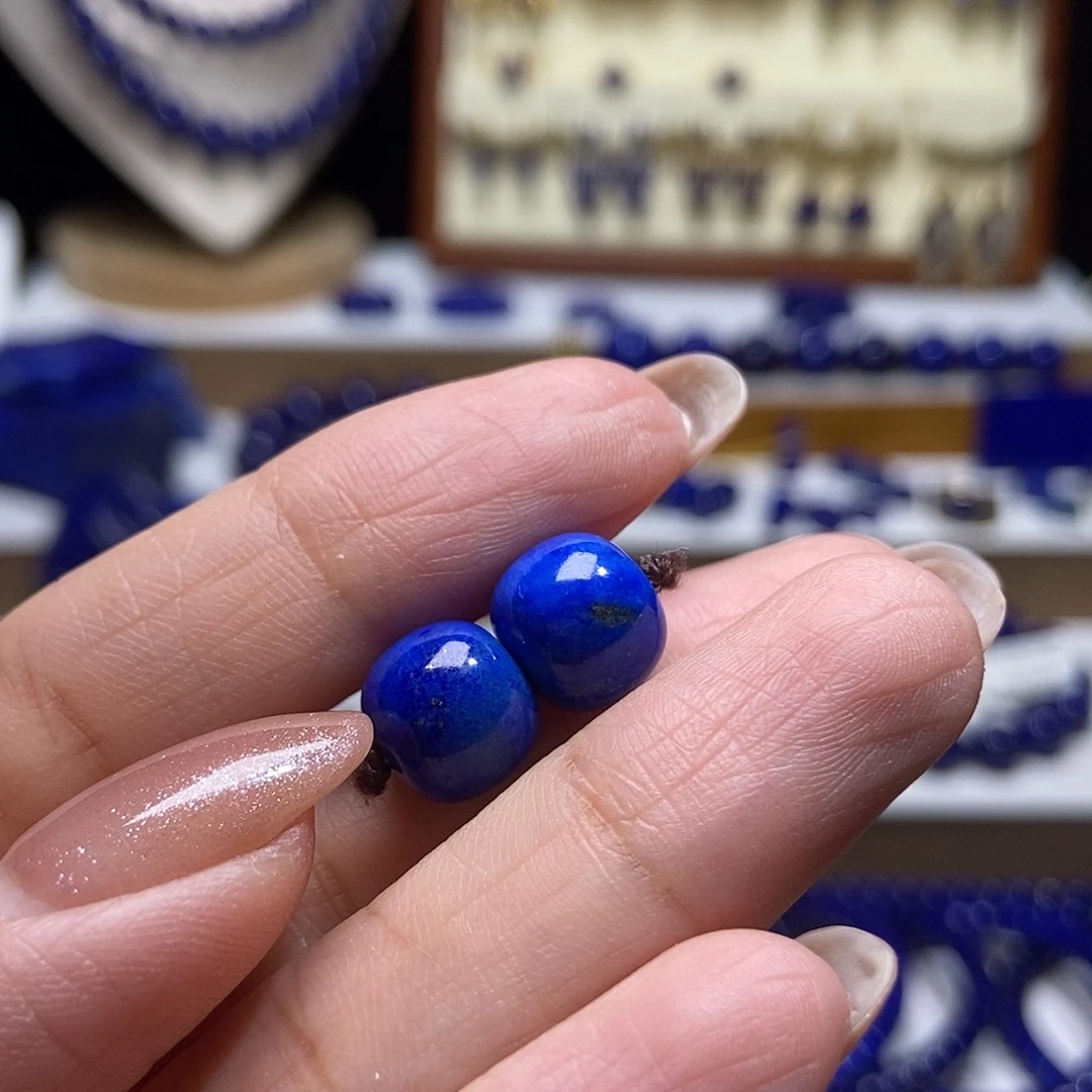 未镶嵌青金石10mm老型对珠